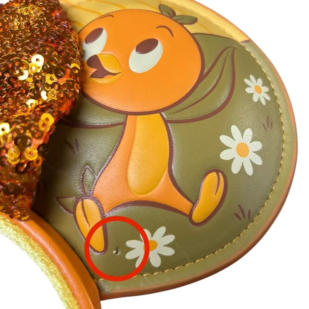 Disney World NWT Minnie Ear Headband Orange Bird Epcot Flower Garden Festival OS